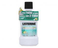 Nước súc miệng Listerine Healthy Bright 250ml