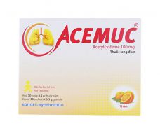 Thuốc ho long đờm Acemuc 100mg