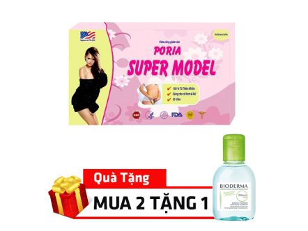 Viên uống giảm cân Poria Super Model - Giảm từ 3-8kg