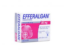 Thuốc Giảm đau hạ sốt Efferalgan 80mg