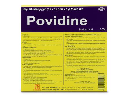 Gạc vết thương Povidine 10%