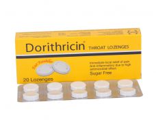 Thuốc ngậm giảm viêm họng Dorithricin