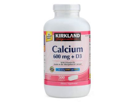 Viên uống tăng cường Calci+ D3 Kirkland