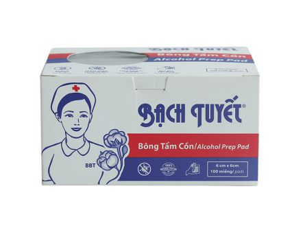 Bông tẩm cồn Bạch Tuyết