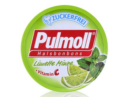 Kẹo ngậm Pulmoll Lime (Màu Xanh Chuối)