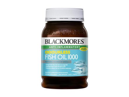 Dầu cá Blackmores Oudourless Fish Oil 1000